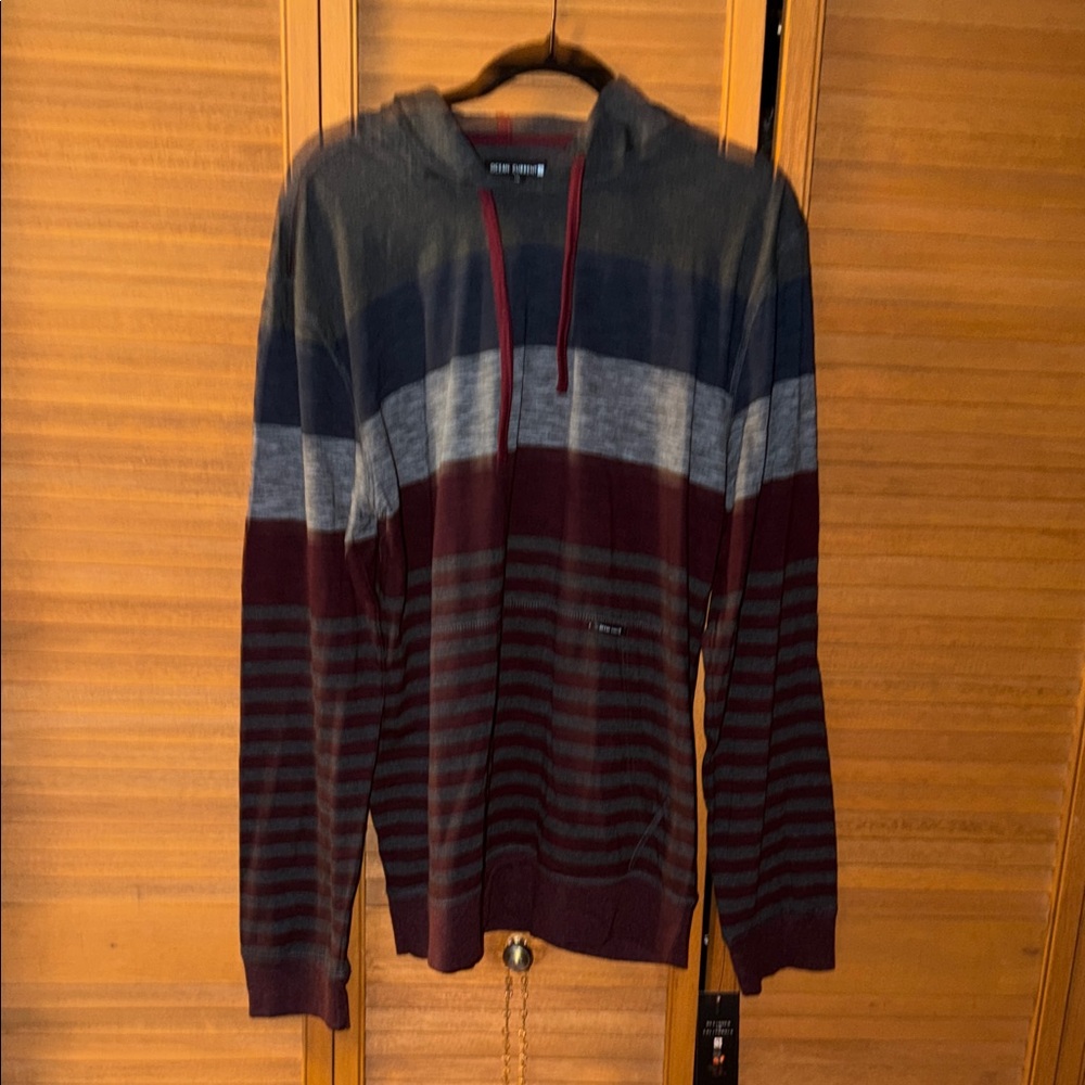 Ocean Current Men's Multicolor Striped Hoodie